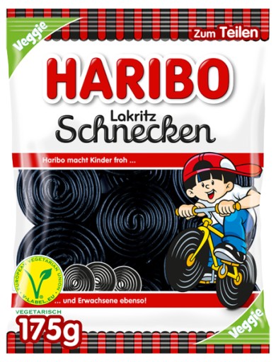 Haribo Lakritz Schnecken 175 g