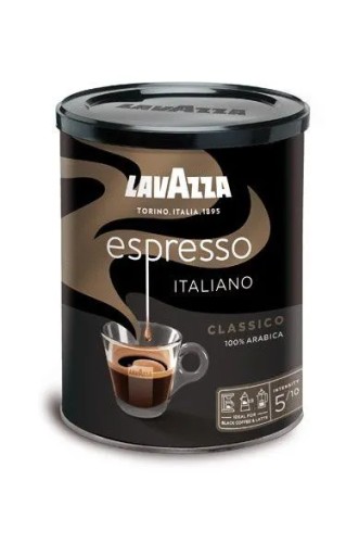 Lavazza Espresso mletá káva 250g - plechovka