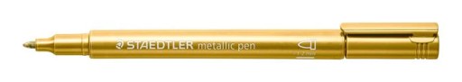 ZNAČOVAČ OZDOBNÝ, ZLATÝ METALICKÝ 1-2MM STAEDTLER