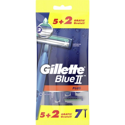 GILLETTE SHAVORS BLUE II PLUS 7 ks NOVINKA