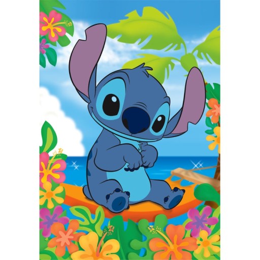 Lilo and Stitch super farba Puzzle Stitch 104 EL 27255 27x38 cm