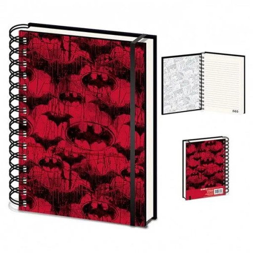 A5 širokouhlý zápisník Batman Red 120k