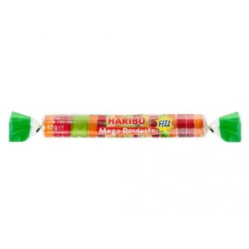 Haribo Mega-Rulette F!zz Kyslé želé 45 g