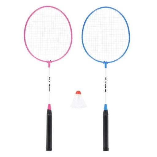 Bedmintonový SET RACKETS Rakety + NILS SHUTTER