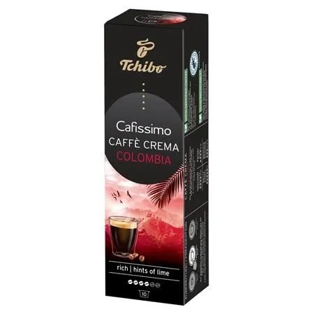 TCHIBO CAFISSIMO KAWA Caffe Crema Colombia 10 kapsúl