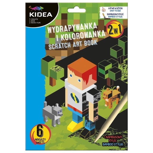 ŠKRABACIE PODLOŽKY A FAREBNÉ PRE FANOUŠKA MINECRAFT