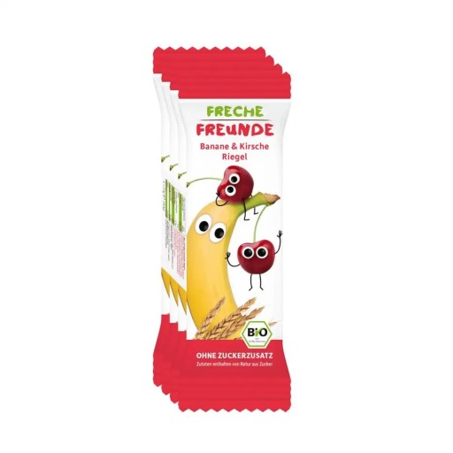 BANÁN - ČEREŠNÁ CEREÁLNA TYČINKA OD 1 ROKA BIO (4 x 23 g) 92 g - FRECHE F