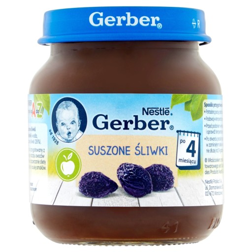 Gerber Plum Mousse dezert pre dojčatá 125 g