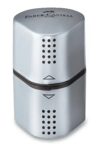 BRÚŠKA FABER-CASTELL GRIP, STRIEBORNÁ