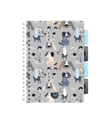 COOLPACK VLOŽKY DO ŠKOLSKÉHO NOTEBOOKU ZOZNAM KOLÍČKOV A5 DOGGY