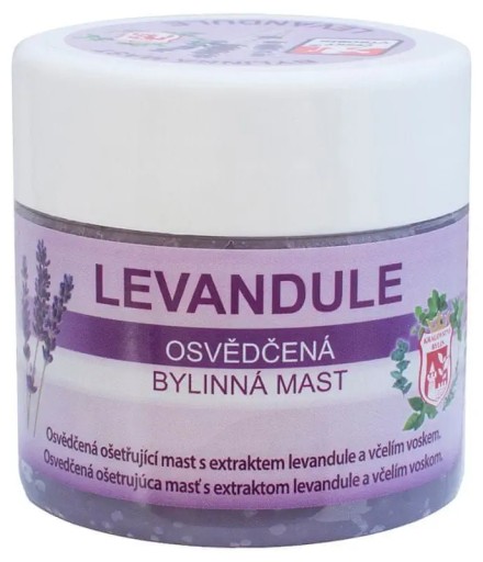Masť s levanduľovým olejom Uvoľňujúca jemnú pokožku Levanduľa 150 ml Putori