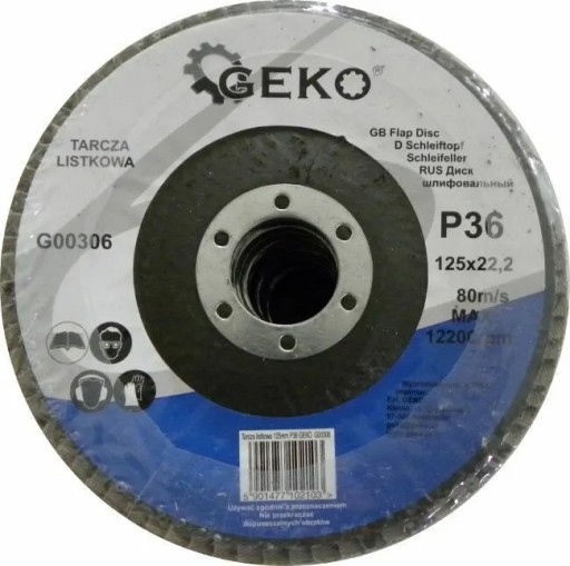BRÚSNY KOTOÚČ KLAPKA 125mm P36 GEKO