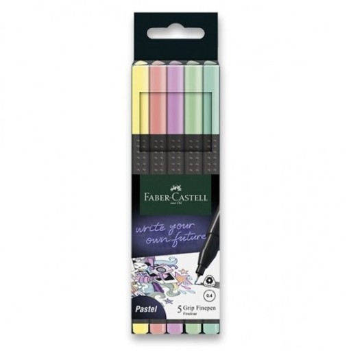 Grip Finepen Faber-Castell jemné linky - 5 farieb