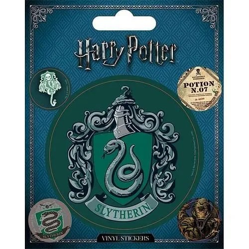 Harry Potter Slizolínsky had 5 samolepiek 10x12,5 cm