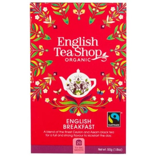 Anglické raňajky BIO čaj 50g English Tea Shop