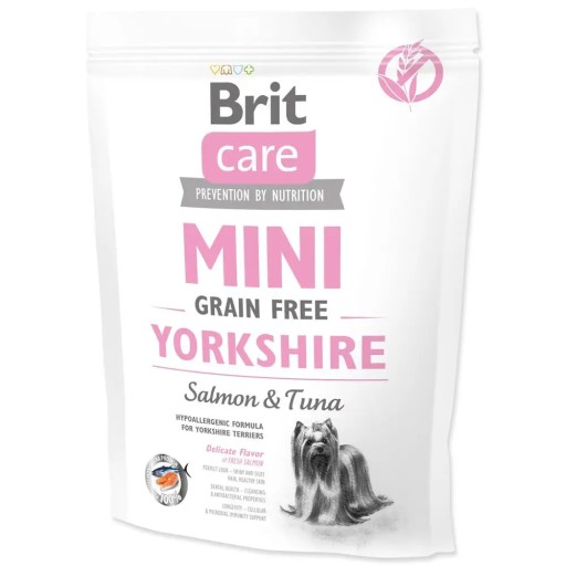 BRIT CARE MINI BEZOBRNNÉ KRMIVO PRE PSY YORK 400g