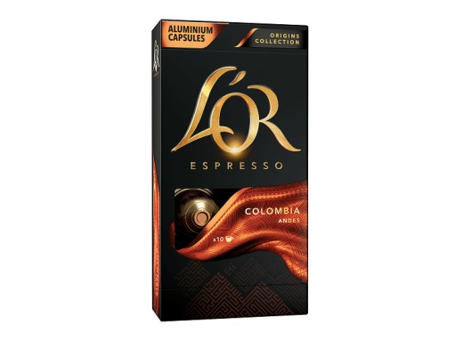 Kapsule pre Nespresso L'OR Espresso Colombia 10 ks.