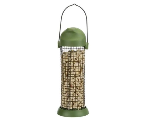 Krmítko na orechy, 500 ml/22 cm, zelené
