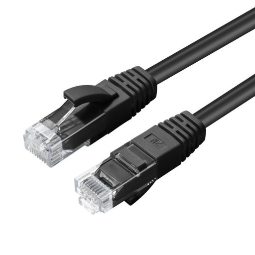 MicroConnect U/UTP CAT6 0,5M čierny LSZH