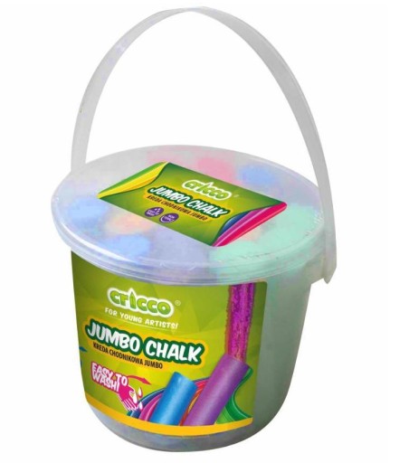 JUMBO CRICCO hustá farebná krieda, 20 ks
