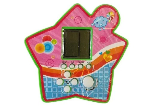Vrecková elektronická hra Tetris pre deti