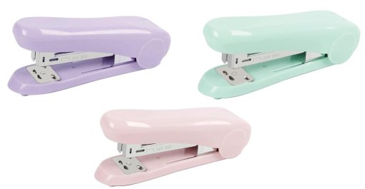 Yn-tínedžerská kancelárska zošívačka PASTEL COLORS na 20 listov