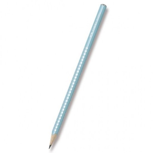 Ceruzka Sparkle Pearl Faber-Castell B, tyrkysová