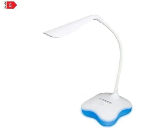 ESPERANZA LED stolná lampa Mimosa biela