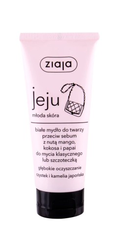 ZIAJA JEJU BIELE MYDLO NA TVÁR PROTI SEBUMU 75