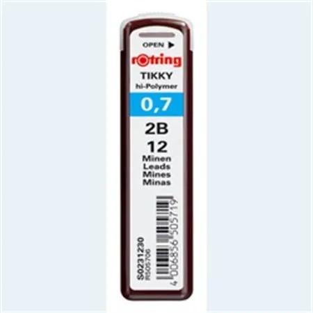 Rotring Tikky tuhy 0,7mm 2B S0231230