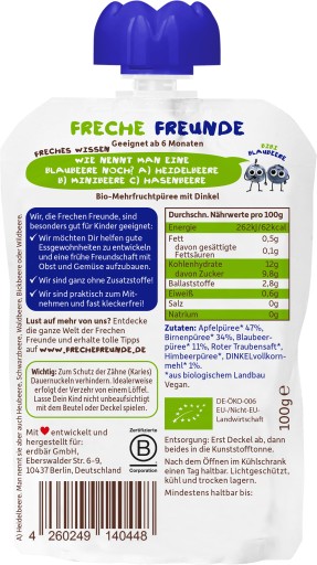 JABLKO - HRUŠKA - ČUČORIEK - ŠPALOVÁ PĚNA BEZ PRIDANÉHO CUKRU OD 6 MESIACOV