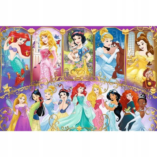 Puzzle 160 dielikov. Portréty Disney princezien