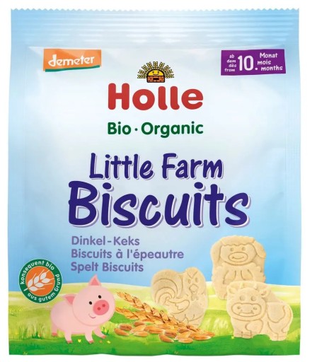 LITTLE FARM COOKIES OD 10 MESIACOV DEMETER BIO 100 g - HOLLE
