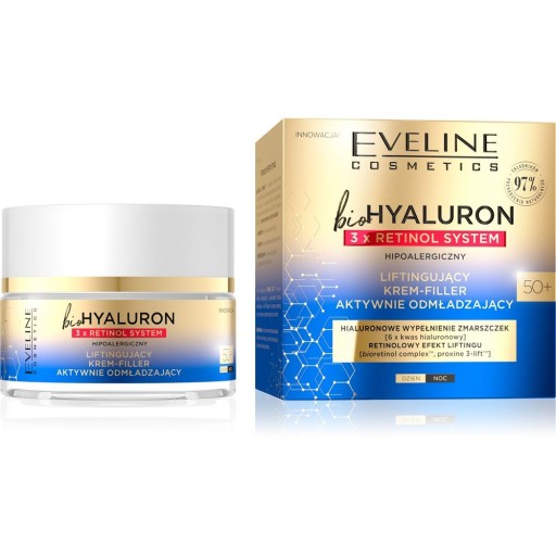 Krém na tvár Eveline Cosmetics Bio Hyaluron