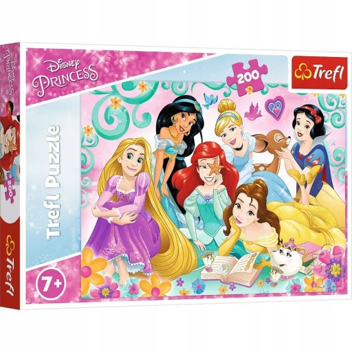 Puzzle 200 dielikov. Radostný svet princezien. Disney princezná