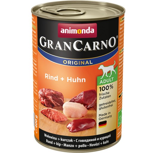 ANIMONDA Grancarno Dospelá príchuť: hovädzie a kuracie mäso 4