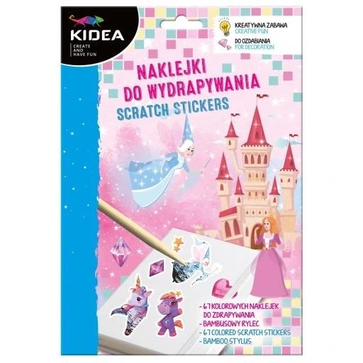 ŠTÍRACIE NÁLEPKY KNIHA ŠKRATÍK KÚZELNÝ SVET VÍLOVÝCH JEDNOROŽCOV