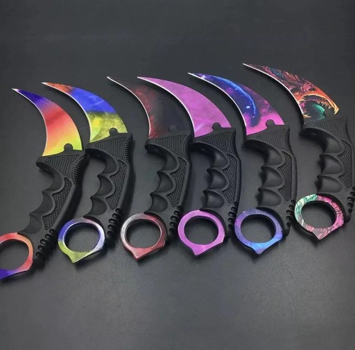 KARAMBIT Nôž CARAMBIT CS:GO CLAW MIX FAREBNÝ KRYT 19,5CM