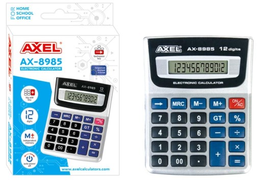 AXEL CALCULATOR Kancelárska škola AX-8985