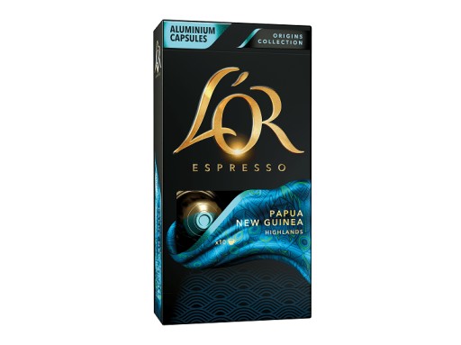 Kapsuly Nespresso L'OR Papua Nová Guinea 10 ks.
