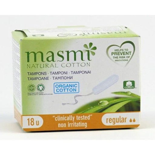 Masmi BIO Super PLUS tampóny bez aplikátora 100% EKO natural 15 ks
