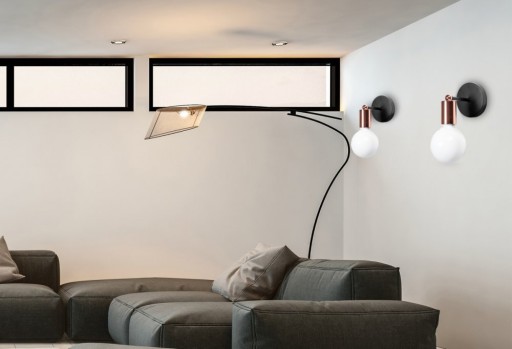 NÁSTENNÁ LAMPA, DEKORATÍVNA KOVOVÁ LAMPA RUŽOVÉ ZLATÁ