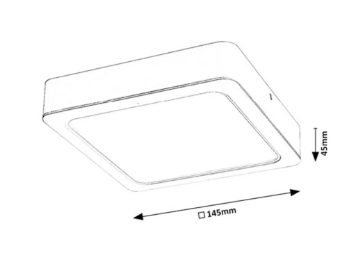 Prisadené LED stropné svietidlo 12W SHAUN 3174 Rabalux