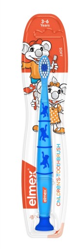 Elmex Zubná kefka pre deti 3-6 rokov, mäkká, 1 ks