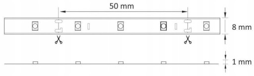SMD LED pás 300 10W IP20 5m neutrálny 4500