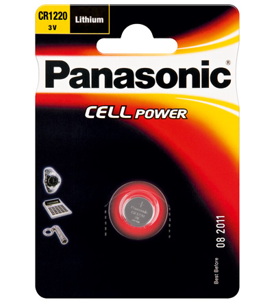 1x Panasonic CR1220 1220 3V lítiová batéria blister 1ks.