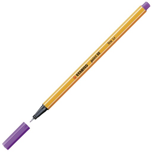 Stabilo Point 88/55 F 0,4 mm rysovacia jemná linka, fialová