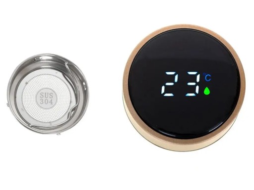 Termoska termohrnček smart LED 500ml zlatá