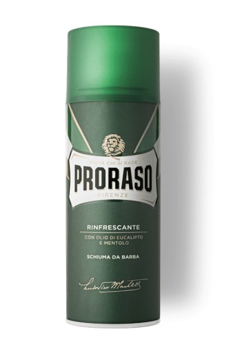 PRORASO Osviežujúca pena na holenie zelená Osviežujúca pena na holenie 400 ml