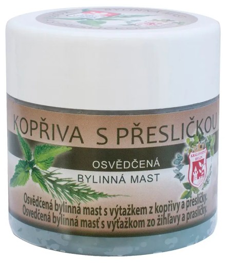 Masť so žihľavou a prasličkou Akné Reumatizmus Hemoroidy 150ml Putoriu
